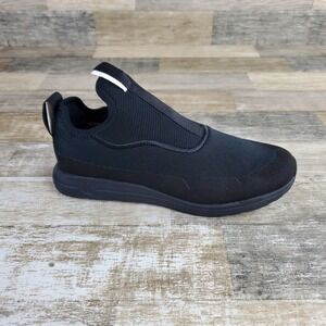 York Athletics The Gail Shoes Mens 8 / Womens 9.5 Black Slip On Sneakers